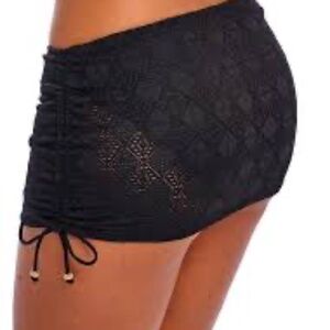 FREYA Nomad Nights Black. L. Swim Skirt w/Hidden Full Bikini Bottom UNWORN